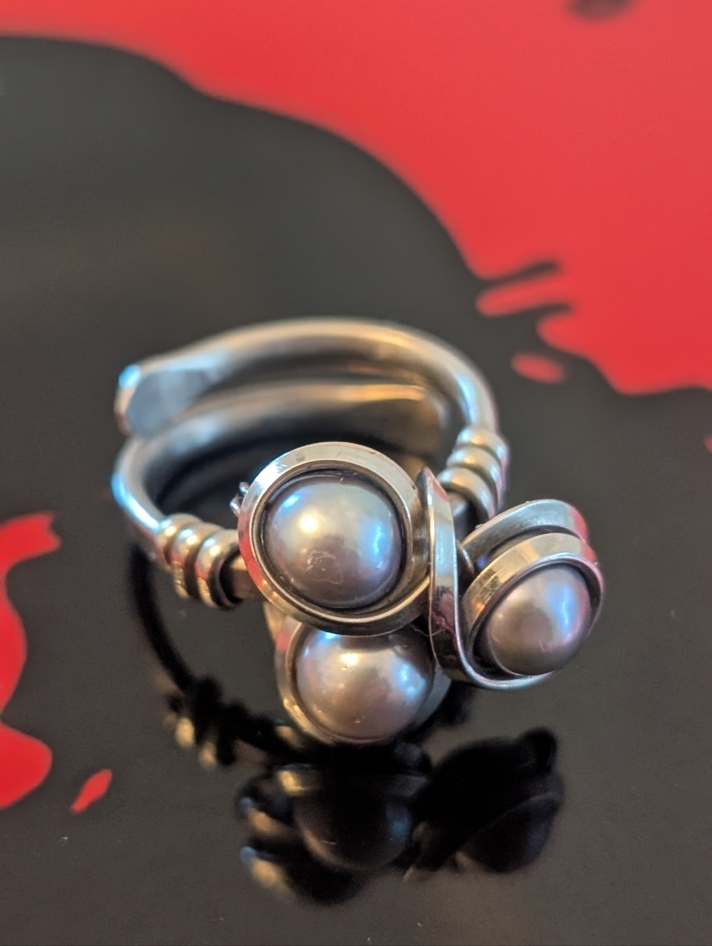 Fresh Water Pearl Cluster Ring